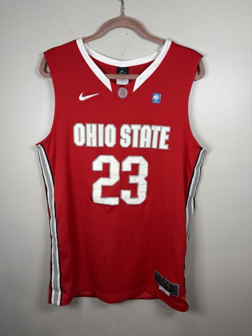 Nike Elite Dri-Fit Ohio State #23 Lebron James Basketball Jersey Men's Medium